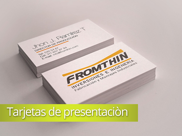 Tarjetas de presentación